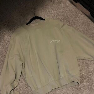 Essentials Light Green Crewneck